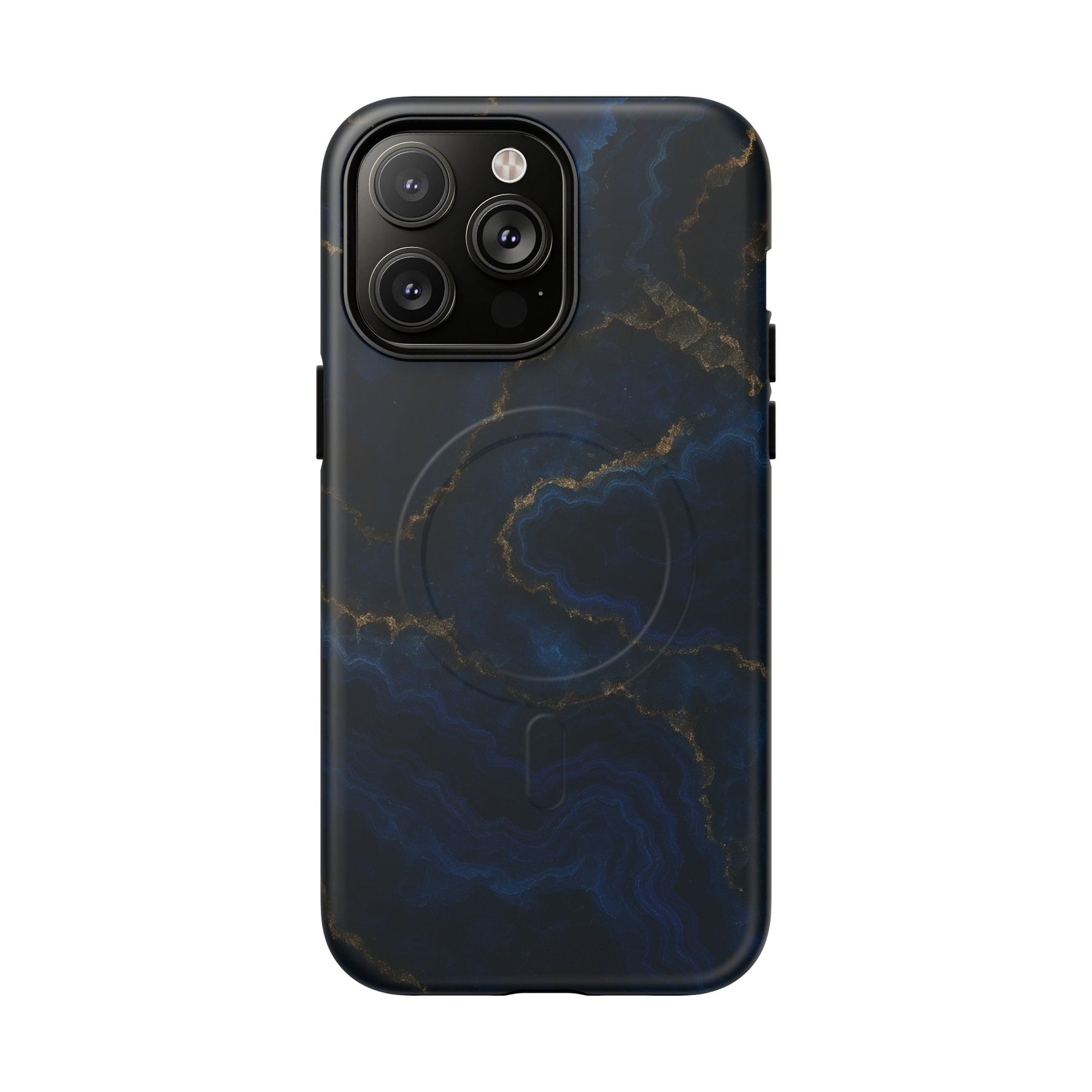 Midnight Marble iPhone Case with MagSafe - iPhone 14 Pro Max / Matte - Shamo's