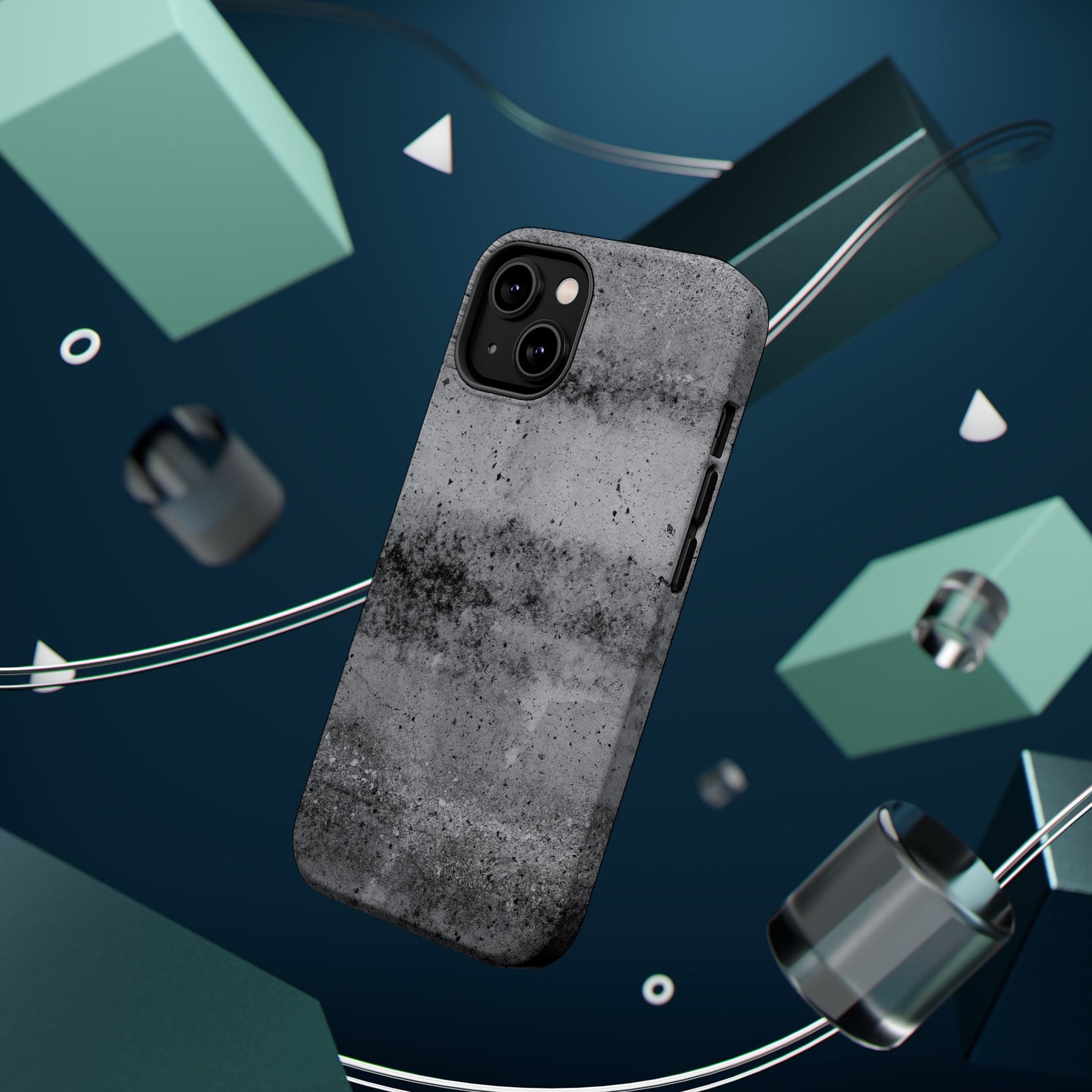 Concrete Pattern iPhone Case with Magsafe Compatibility