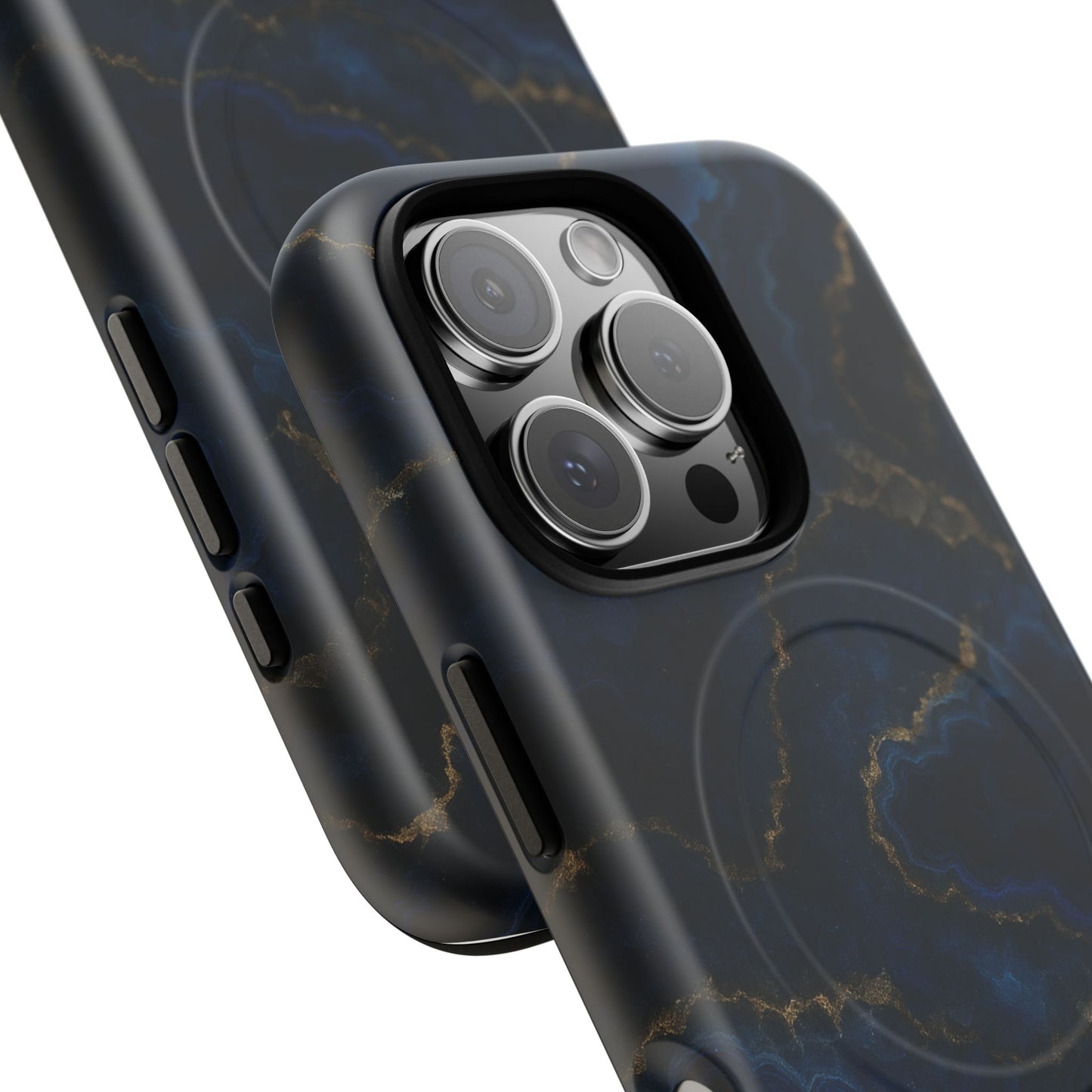 Midnight Marble iPhone Case with MagSafe