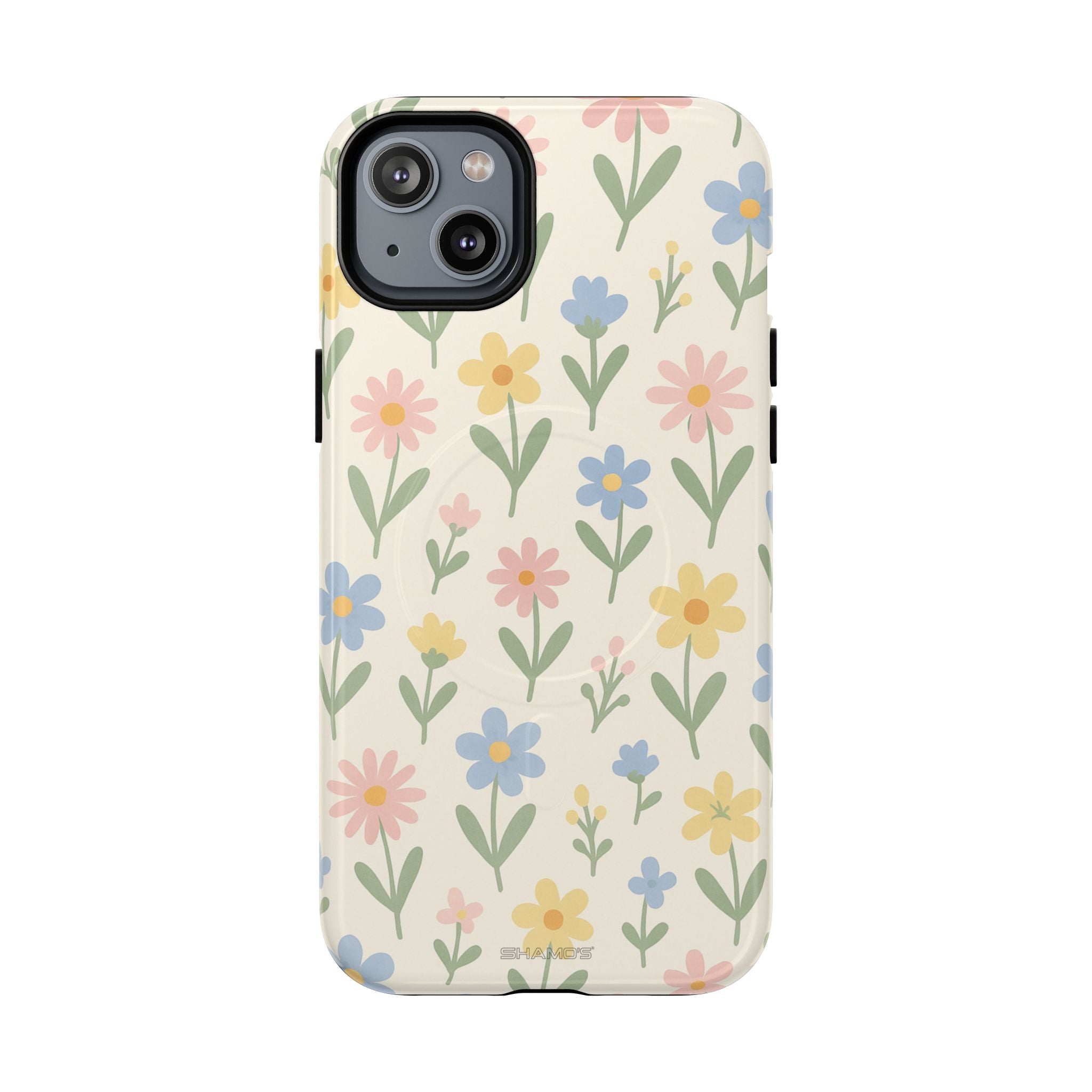 Wildflower Meadow iPhone Case MagSafe - iPhone 14 Plus / Glossy - Shamo's
