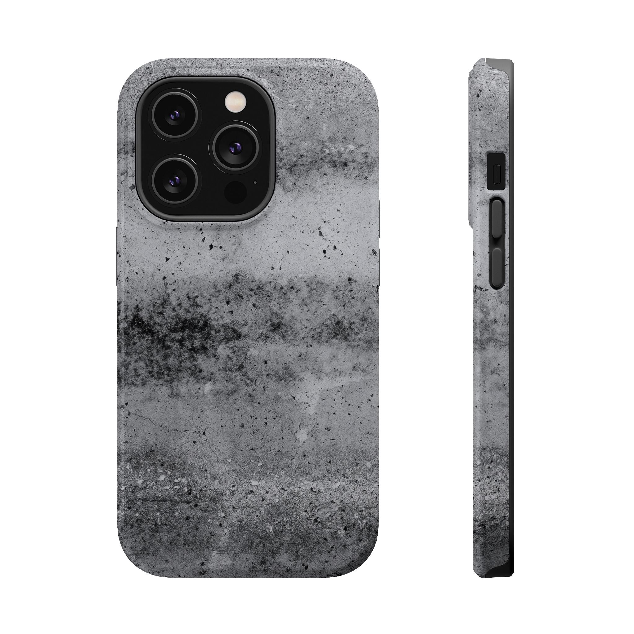 Concrete Pattern iPhone Case with Magsafe Compatibility - iPhone 14 Pro / Glossy - Shamo's