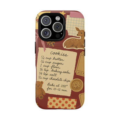 Holiday Receipt Stamps iPhone Case with MagSafe Compatibility
