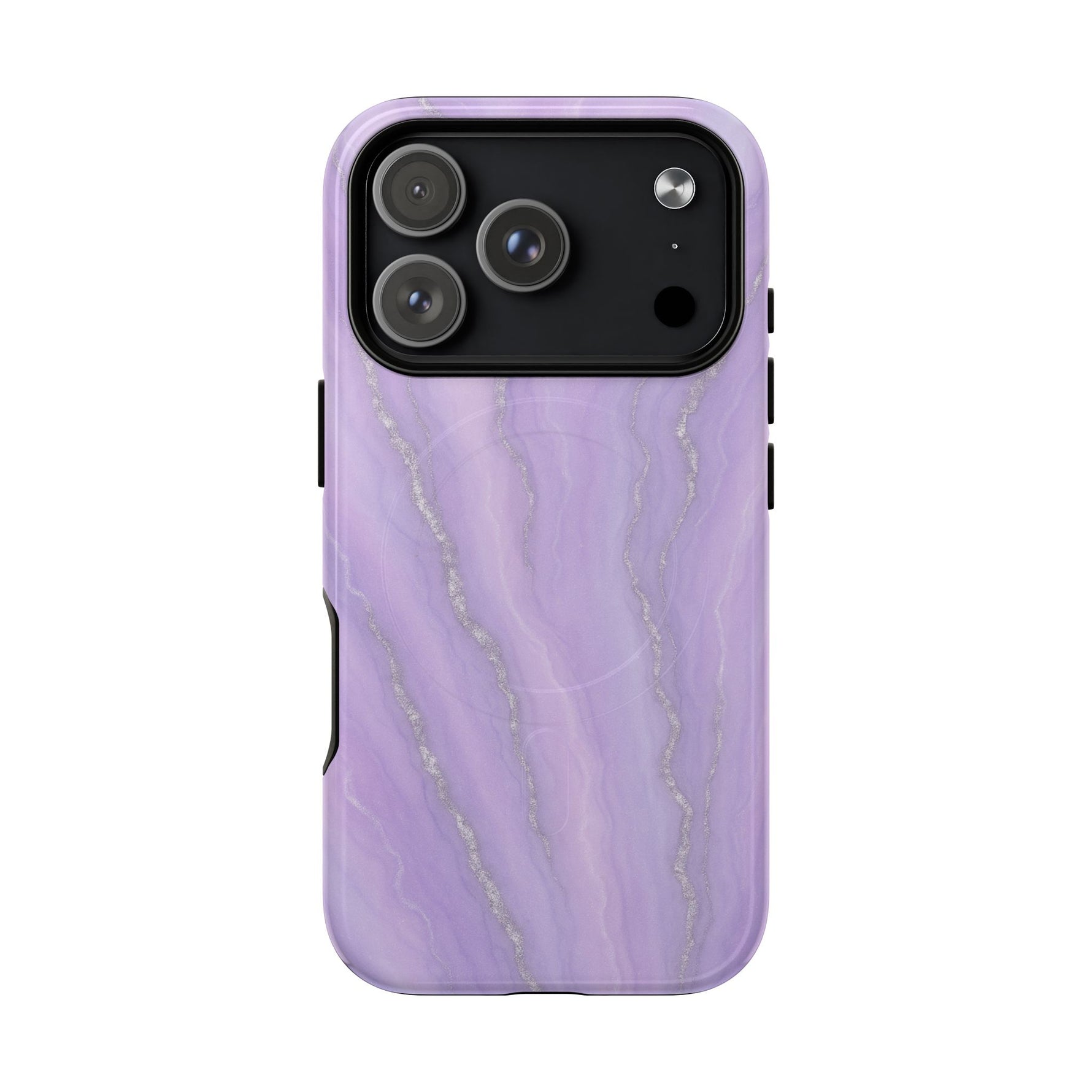 Lavender Marble iPhone Case with MagSafe - Shamo's