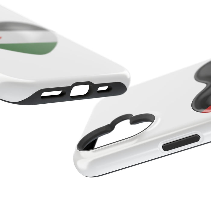 MagSafe Tough Cases with Palestinian flag in heart shape