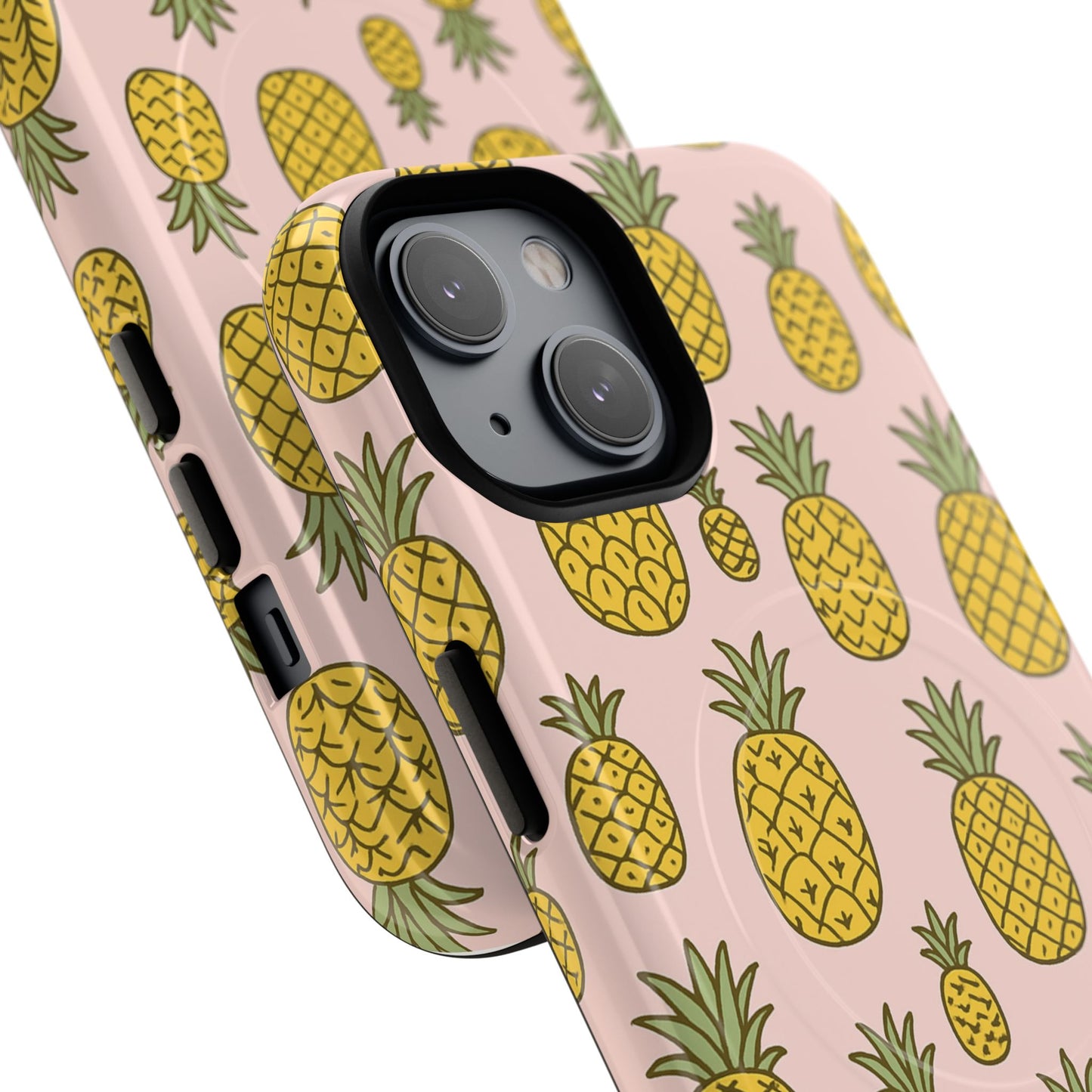 Pineapple Pattern Fruit Case for iPhone | MagSafe Compatible