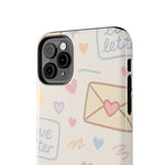 Pastel Love Letter Hearts Impact Phone Case  Shamo's