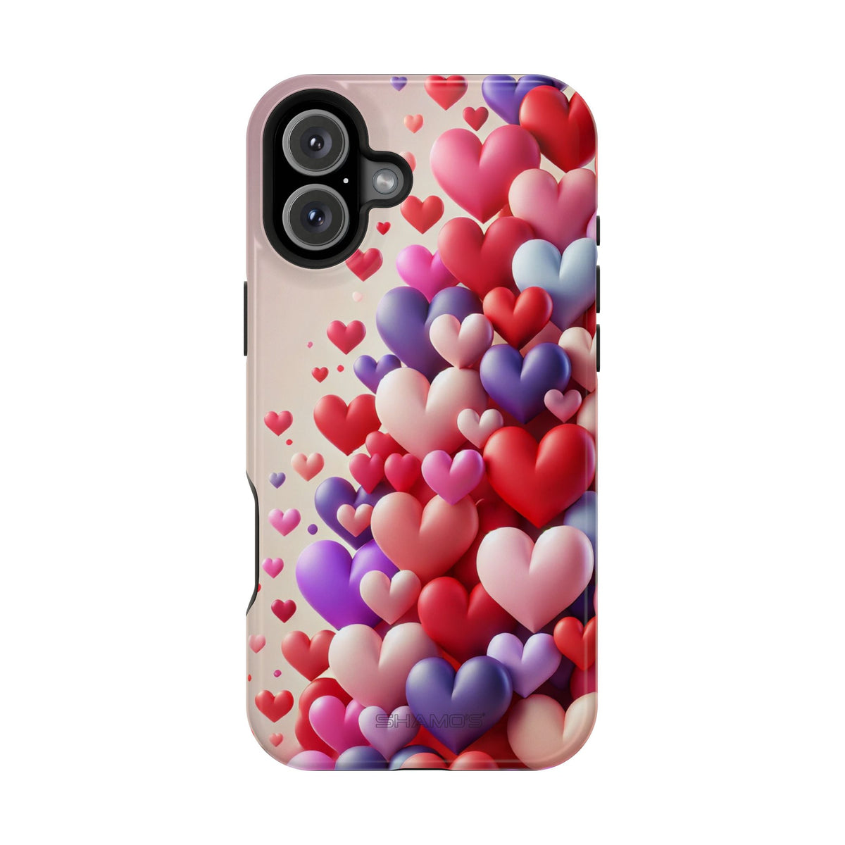 Love Hearts MagSafe iPhone Case — Magnetic, Impact-Resistant