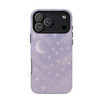 Celestial Lavender iPhone Case — Moon & Stars MagSafe Compatible - Shamo's