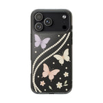 Butterfly Pearl Impact-Resistant Clear iPhone Case - iPhone 17 Pro Max / Without gift packaging - Shamo's