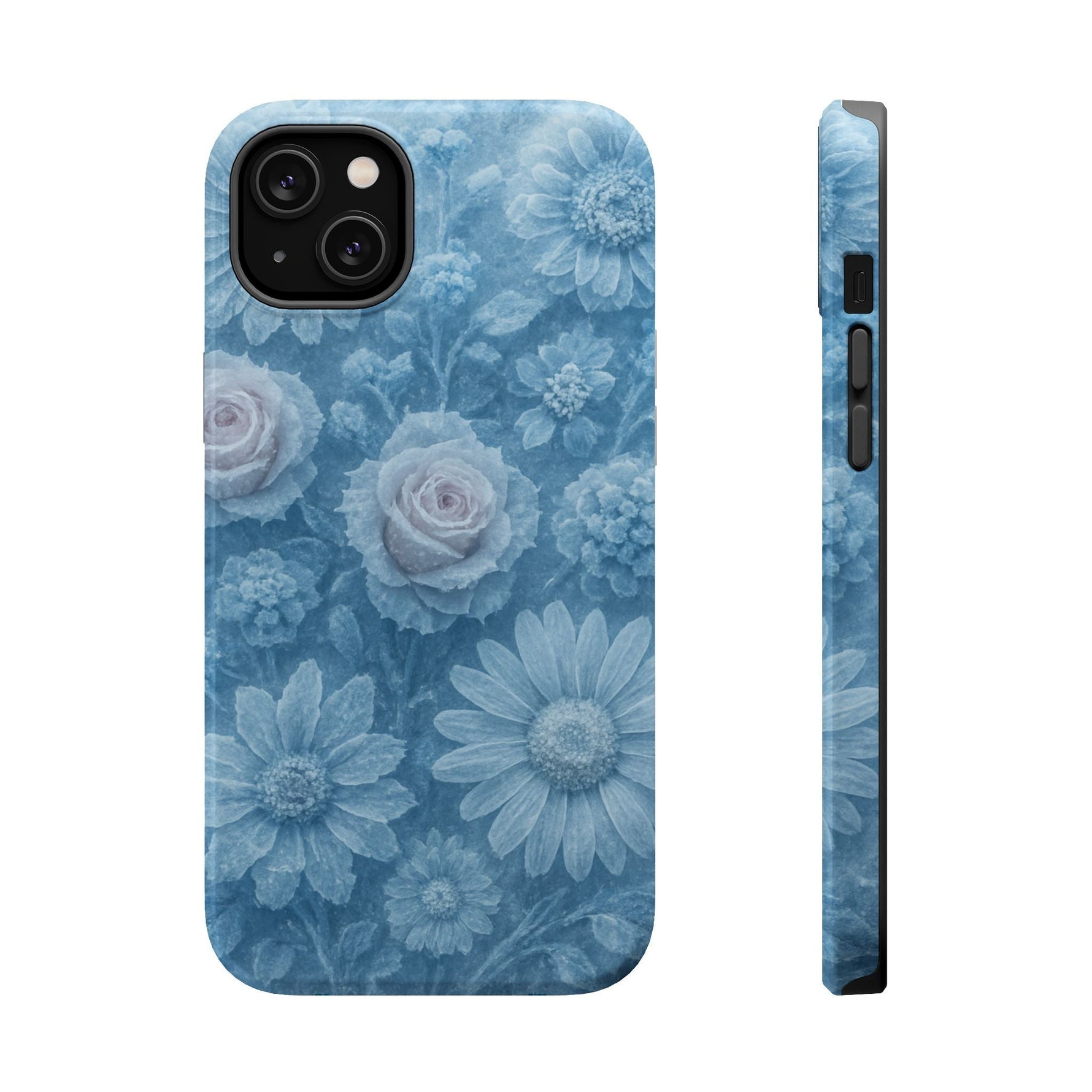 Frozen Beauty Floral Rose iPhone Case | MagSafe compatible  Shamo's iPhone 14 Plus / Glossy