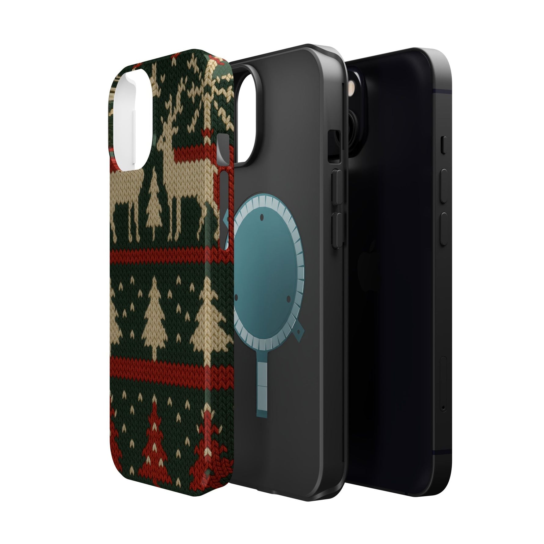 Holiday Reindeer Knit iPhone Case | compatible with MagSafe  Shamo's