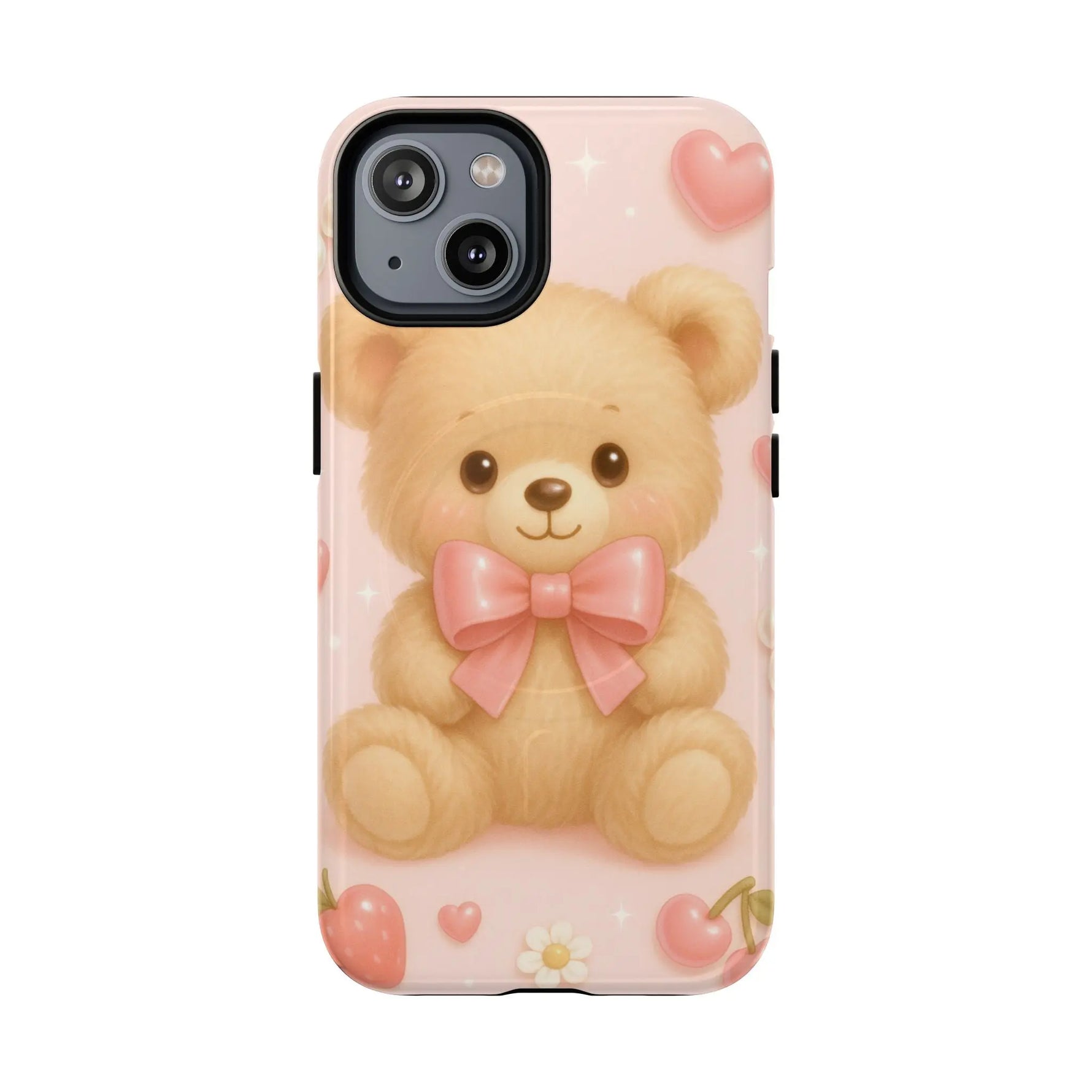 Ribbon Teddy Bear Love iPhone Case with MagSafe - Shamo's
