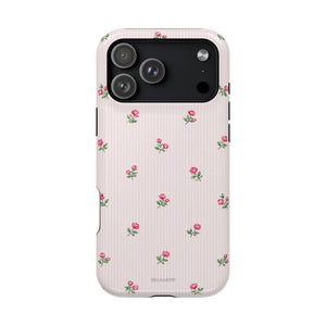 Floral Pink Impact-Resistant iPhone Case | MagSafe - iPhone 17 Pro Max / Glossy - Shamo's