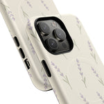 Lavender Minimal Bloom iPhone Case with MagSafe - Shamo's