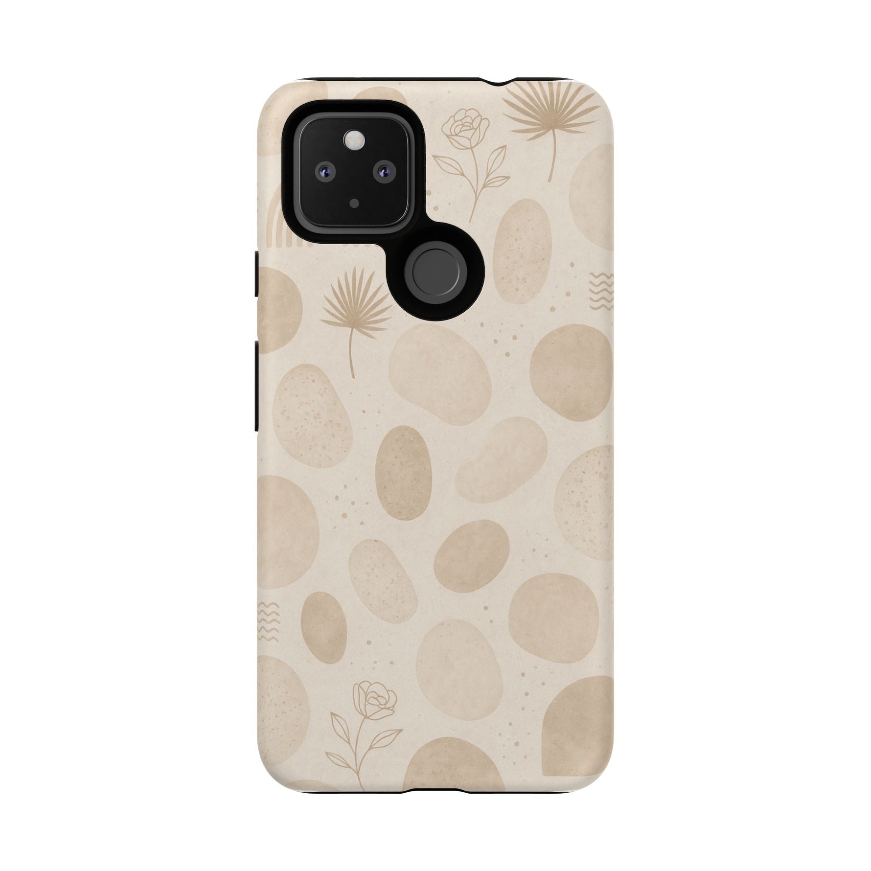 Neutral Pebble Pattern Tough iPhone Case  Shamo's