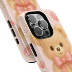 Ribbon Teddy Bear Love iPhone Case with MagSafe  Shamo's