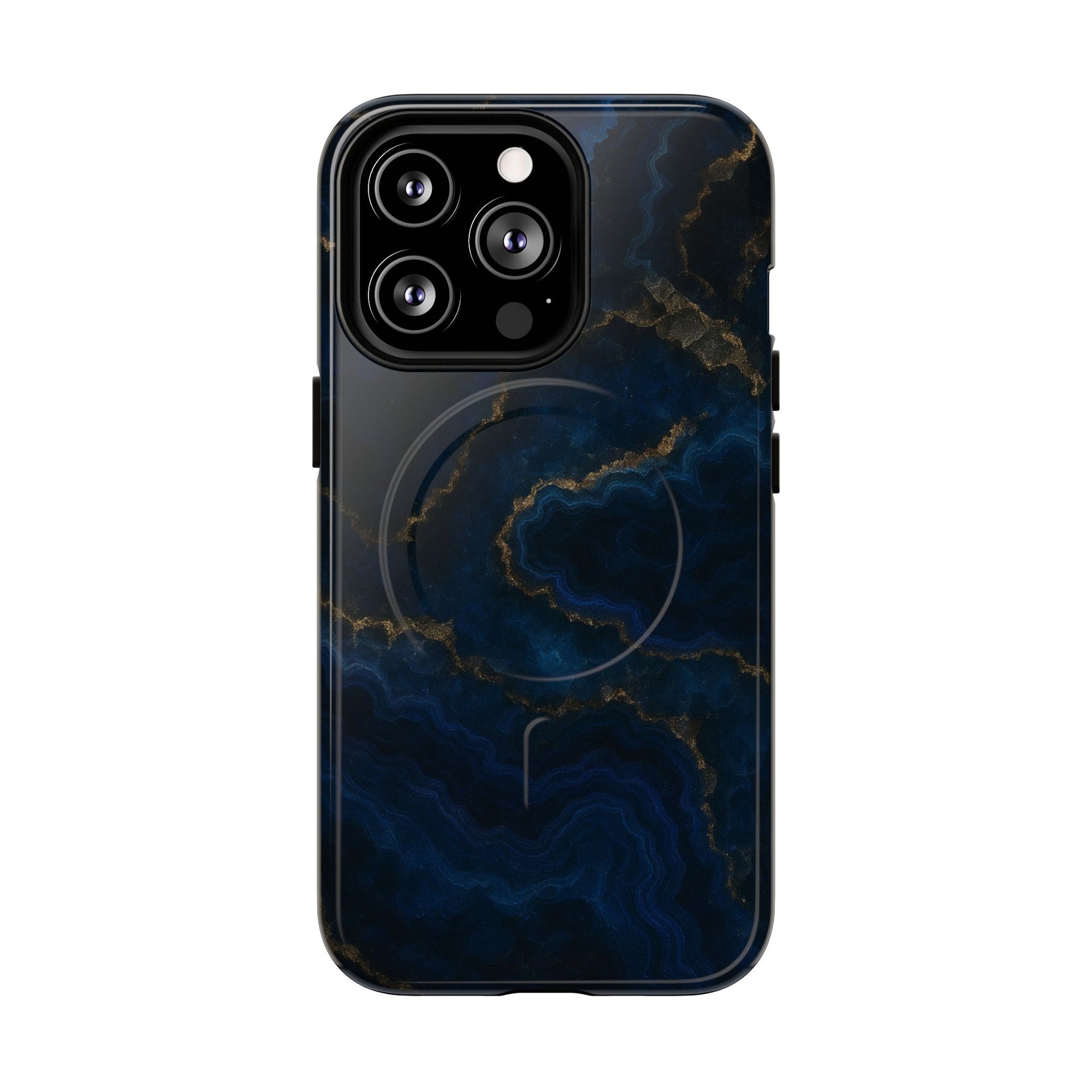 Midnight Marble iPhone Case with MagSafe - iPhone 13 Pro / Glossy - Shamo's