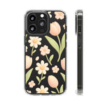 Floral Impact-Resistant Clear iPhone Case - Shamo's