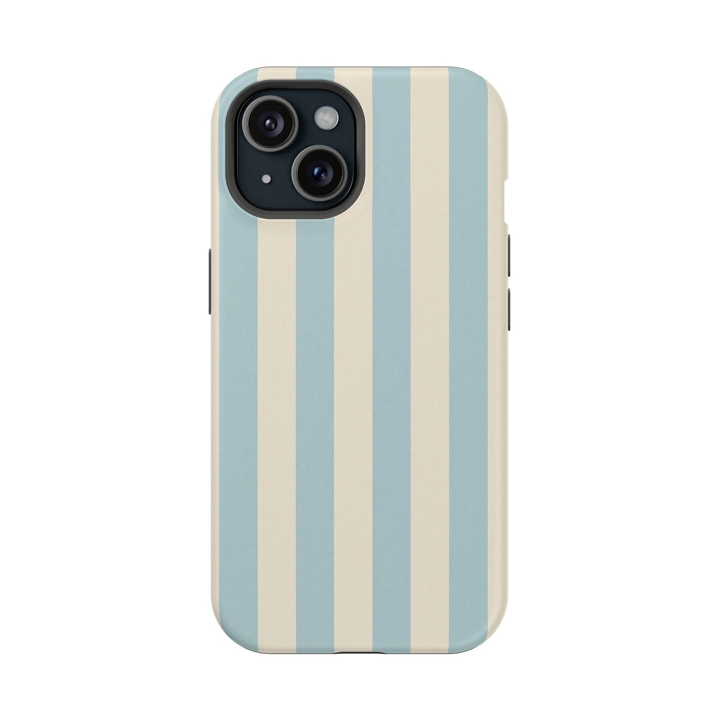 Blue Strips Pattern iPhone Case Compatible with MagSafe