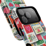 Vintage Romantic Love Stamp iPhone Case | Tough Protection + MagSafe  Shamo's