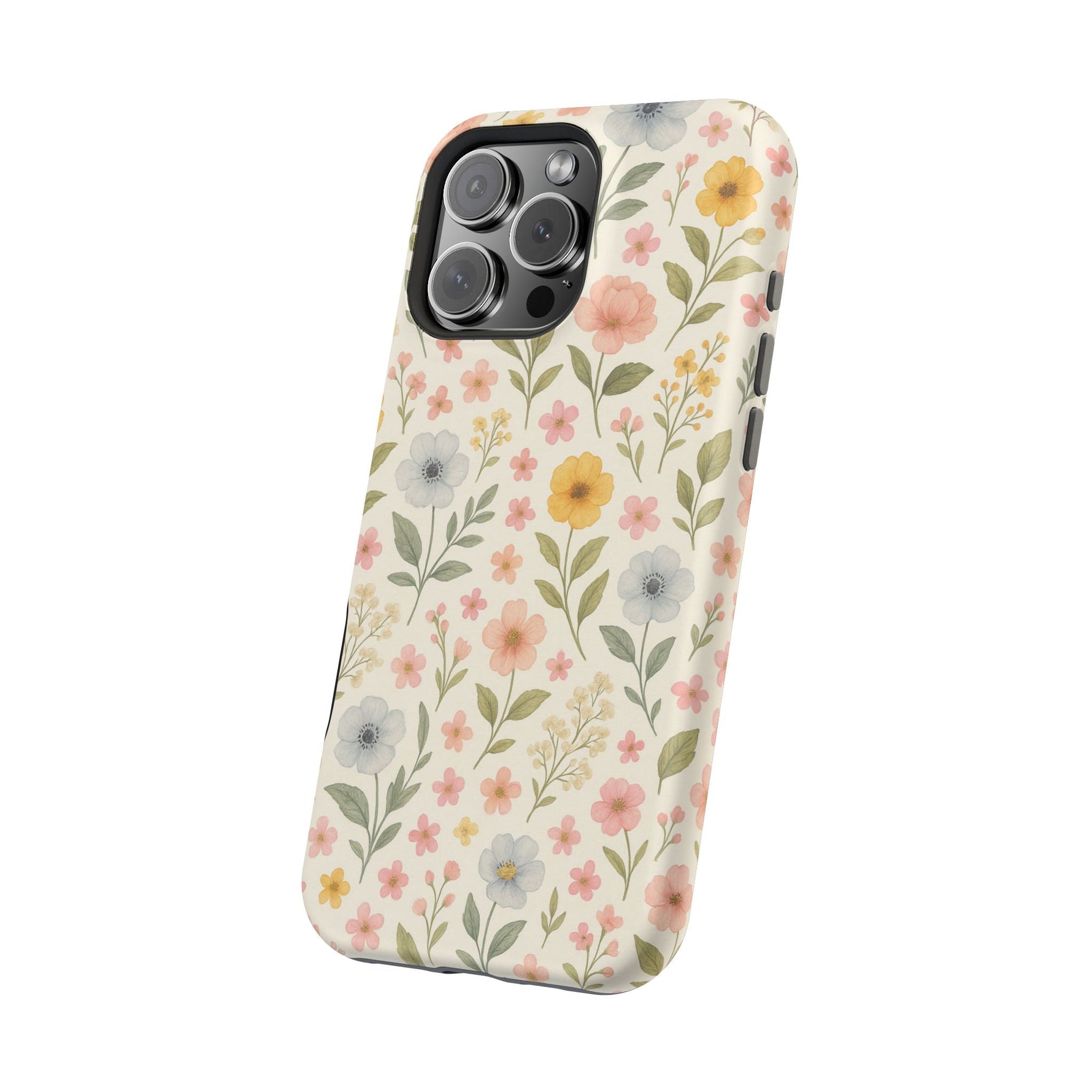 Floral Garden Impact iPhone Case with MagSafe compatibility  Shamo's