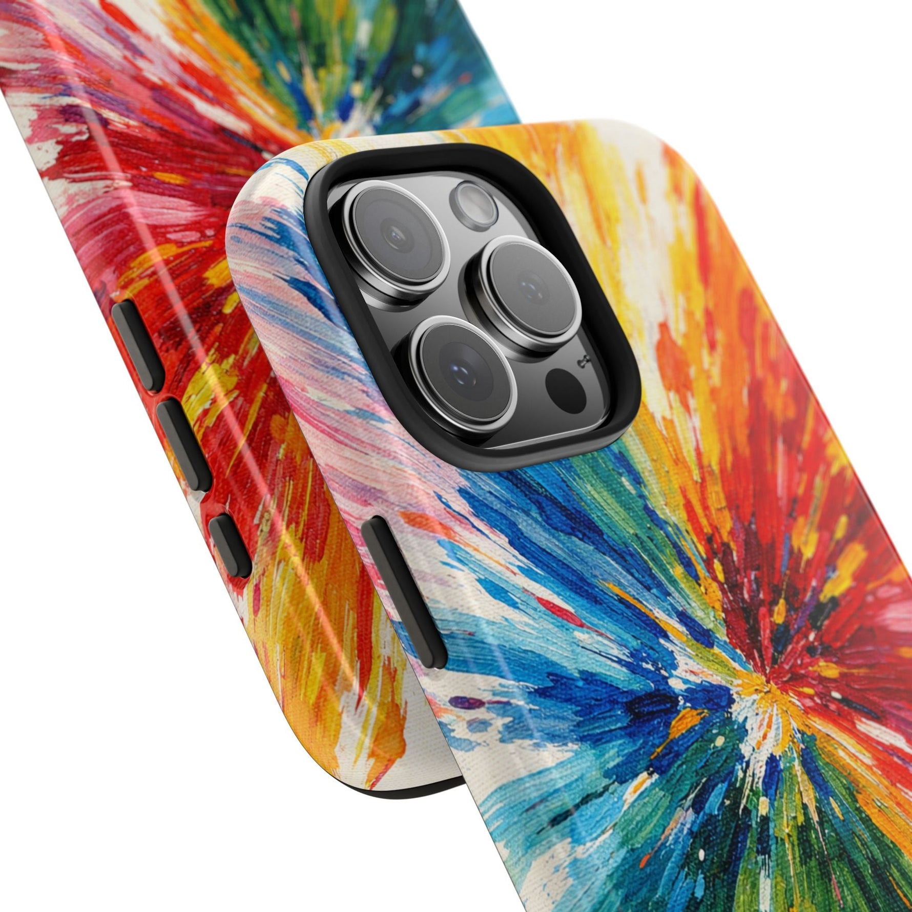 Vibrant Abstract Paint Explosion Impact Phone Case  Shamo's