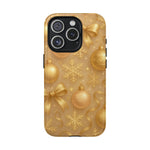 Holiday Gold Ornament iPhone Case | Compatible with MagSafe - Shamo's