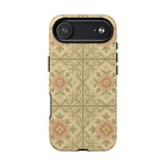 Vintage Rustic Foral Tiles iPhone Case | MagSafe - Shamo's
