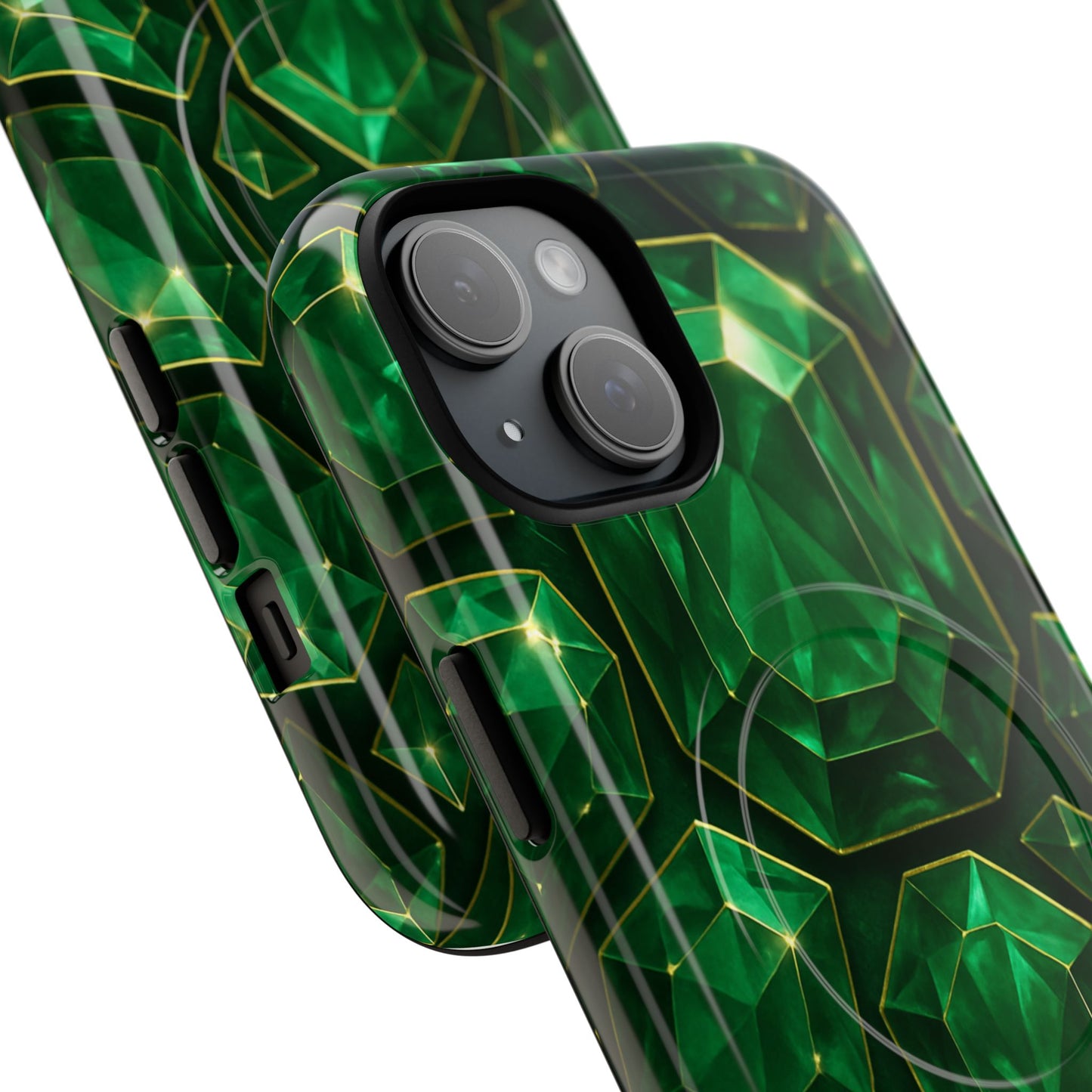 Luxury Series Emerald Gem iPhone Case with MagSafe - Shamo's