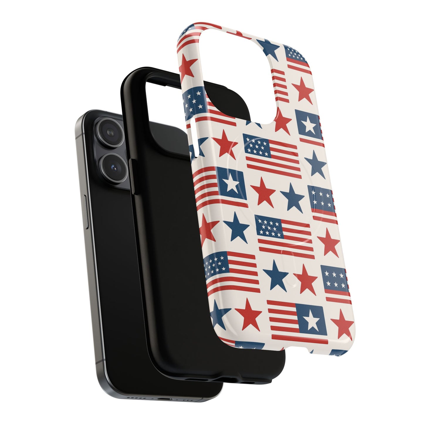 Patriotic American Flag iPhone Case | MagSafe