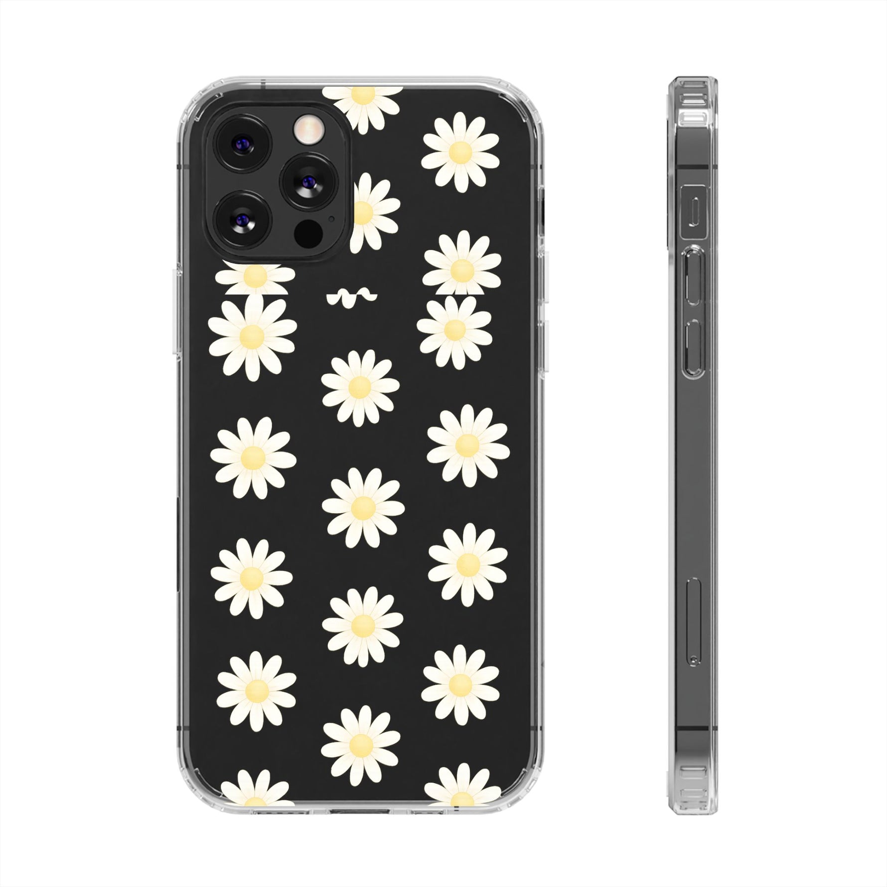 Daisy Floral Clear iPhone Case - Shamo's