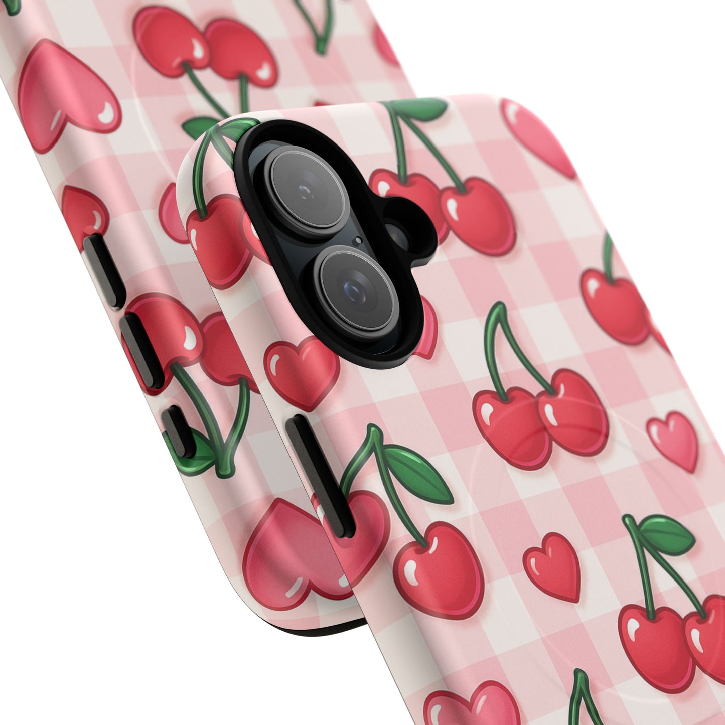 Y2K Cherries & Hearts iPhone Case | MagSafe