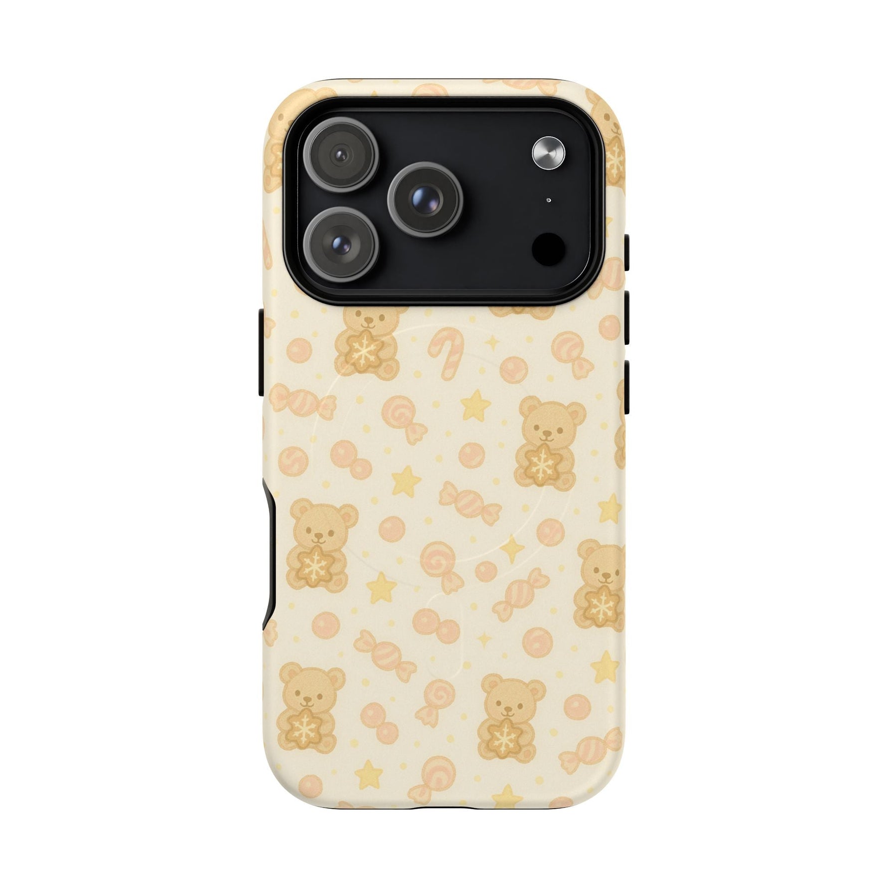 Cute Beige Teddy Bear iPhone Case with MagSafe  Shamo's