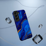 Blue Gold Marble Phone Case  Shamo's