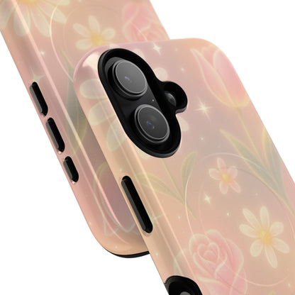 Sparkle Garden Floral iPhone Case with MagSafe