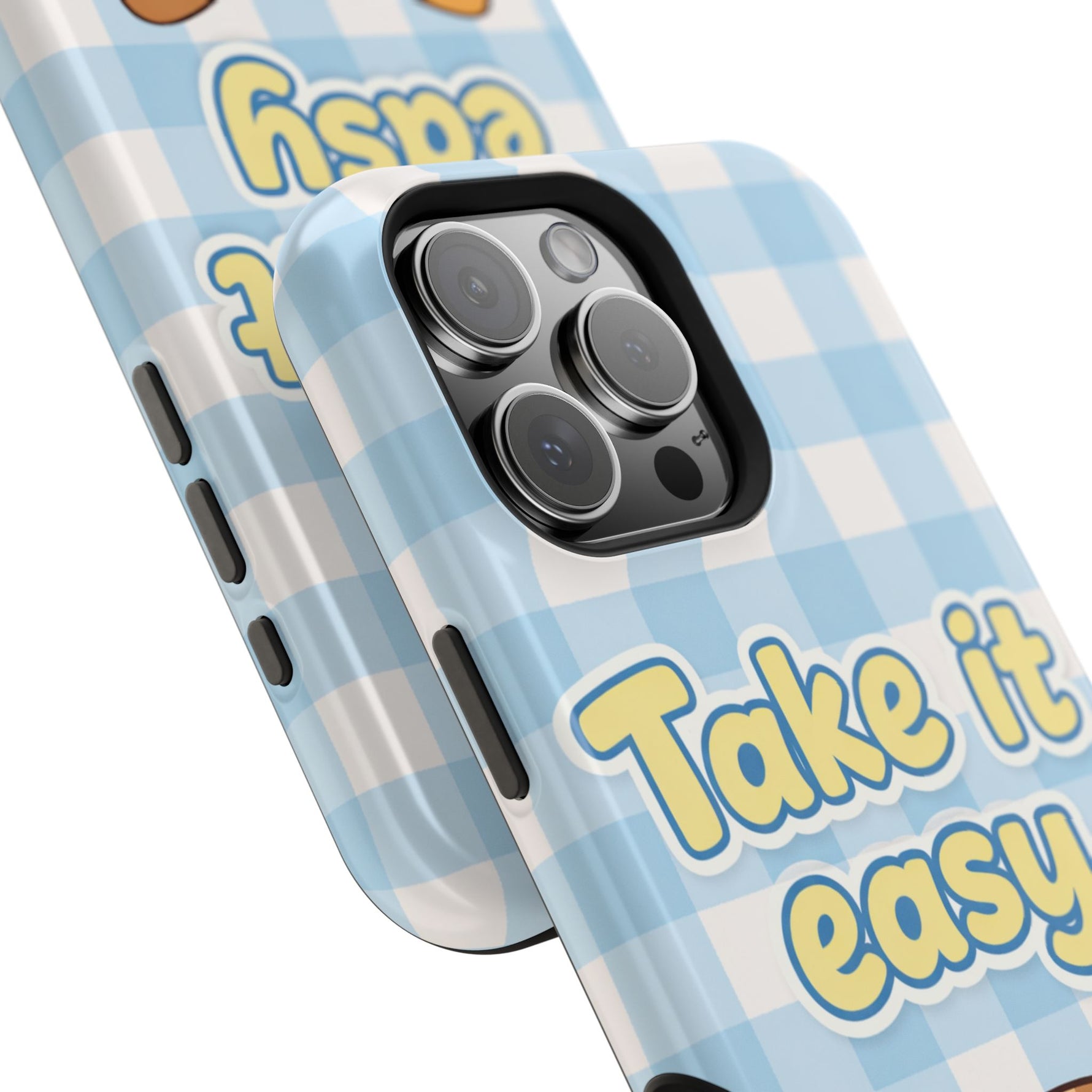 Take It Easy Cat Cute Funny Phone Case | MagSafe Compatible Impact-Resistant
