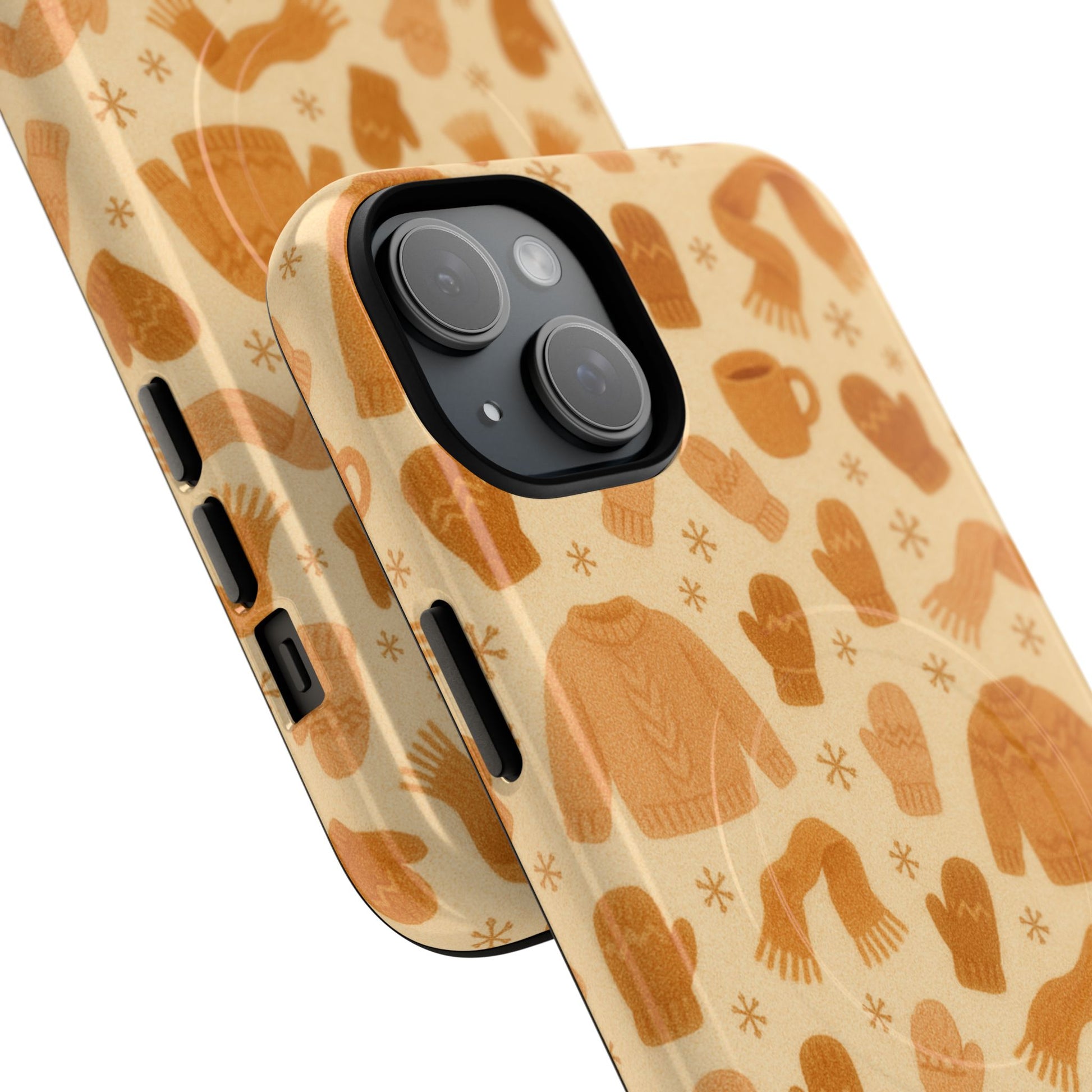 Cozy Winter Sweaters Holidays iPhone Case — Warm Knit Pattern with MagSafe - Shamo's