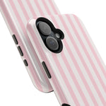 Pink Stripe Impact-Resistant Phone Case | MagSafe