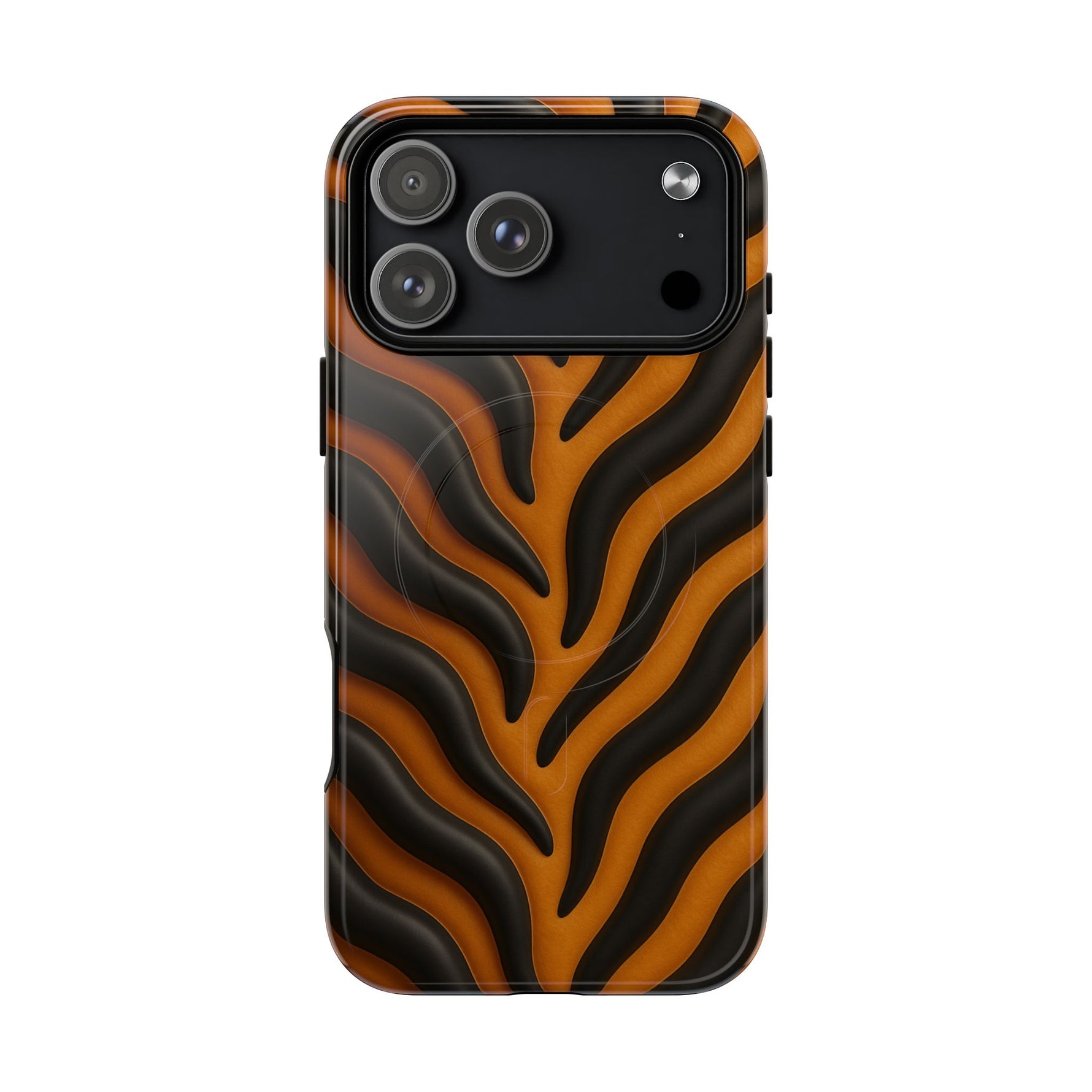 Fierce Tiger Striped iPhone Case - Works with MagSafe - Shamo's