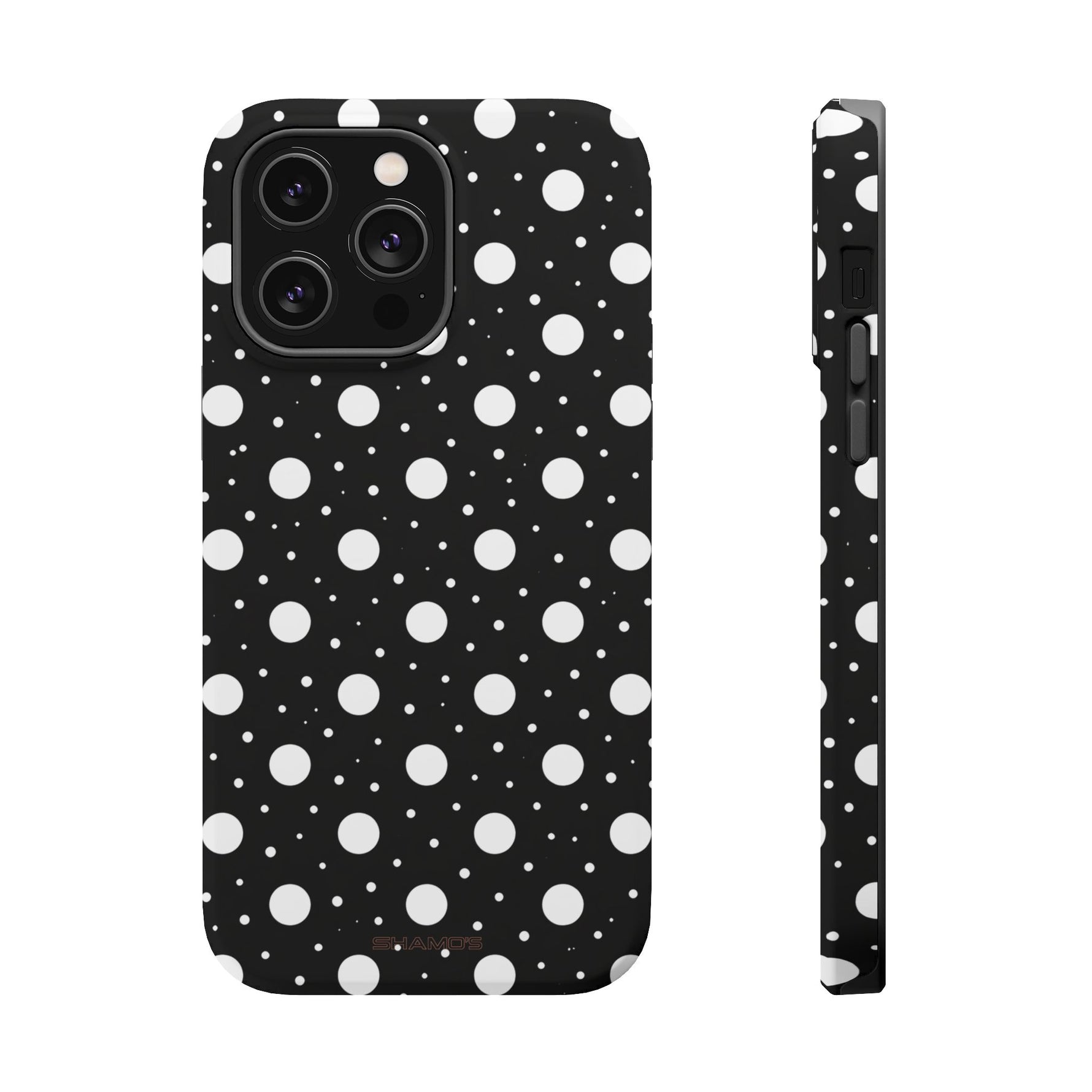 Polka Dot Impact-Resistant iPhone Case | MagSafe