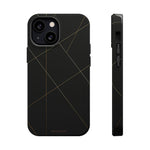 Funda para iPhone con diseño geométrico negro | MagSafe
