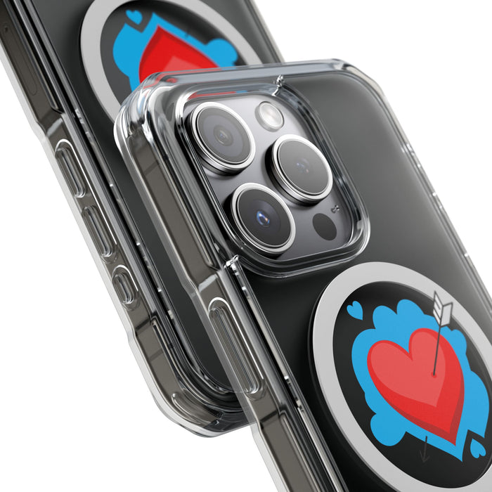 Magnetic Clear Phone Case | Compatible with MagSafe | Be Mine Love Edition