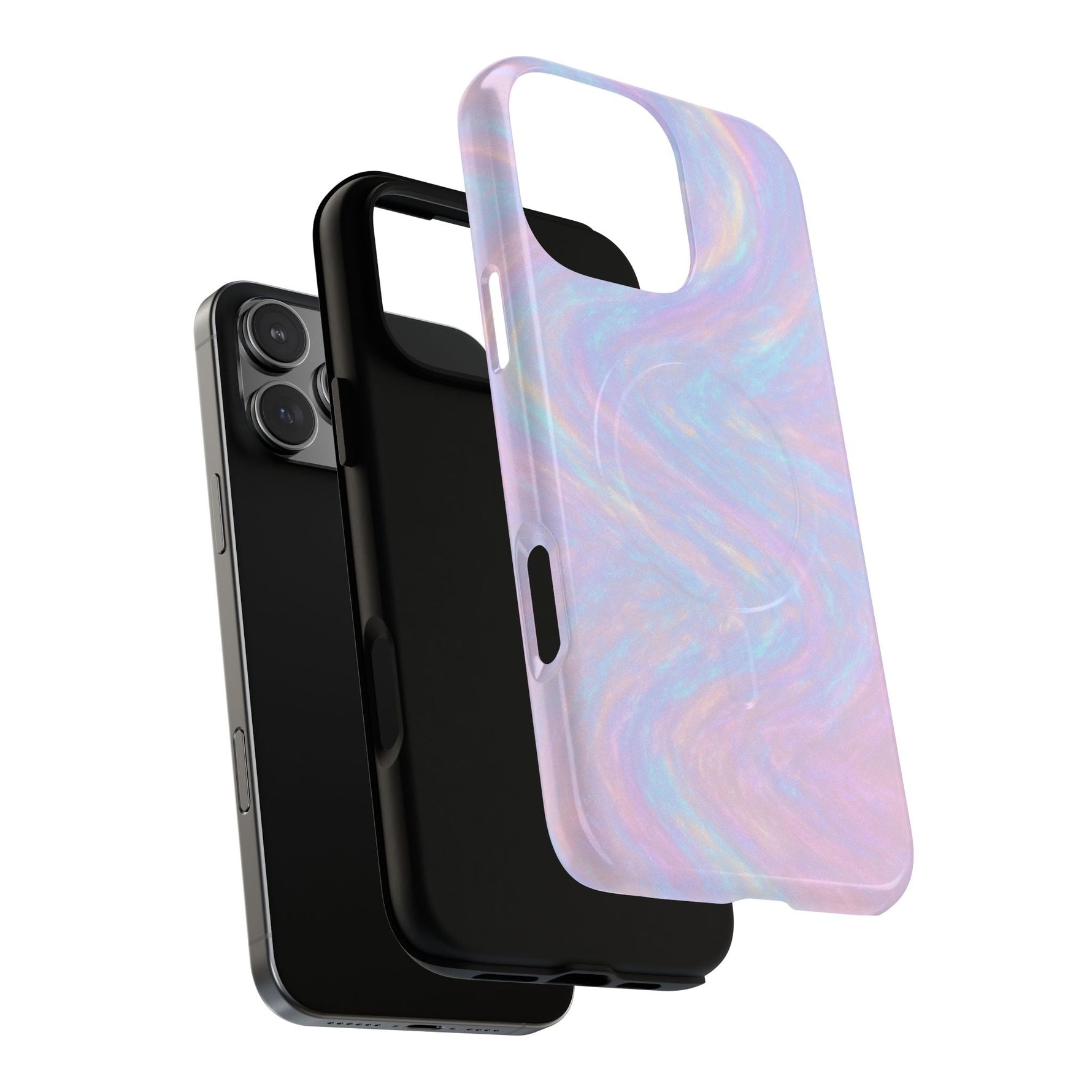 Luxury Series Iridescent Swirl iPhone Case with MagSafe  Shamo's