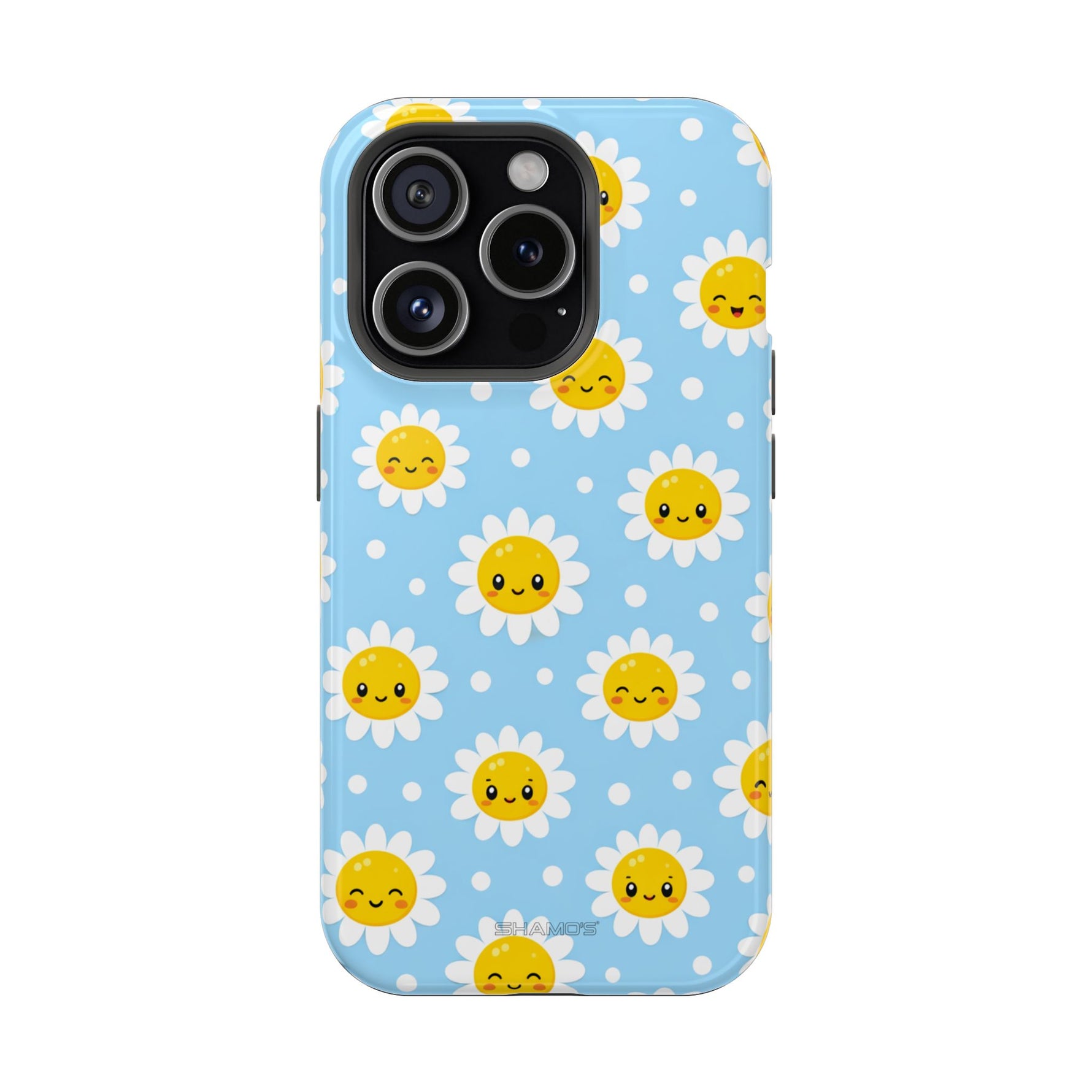 Sunny Daisy MagSafe Compatible Magnetic Phone Case — Impact-Resistant Cover
