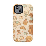 Funda para teléfono con diseño de gatos y perros y MagSafe