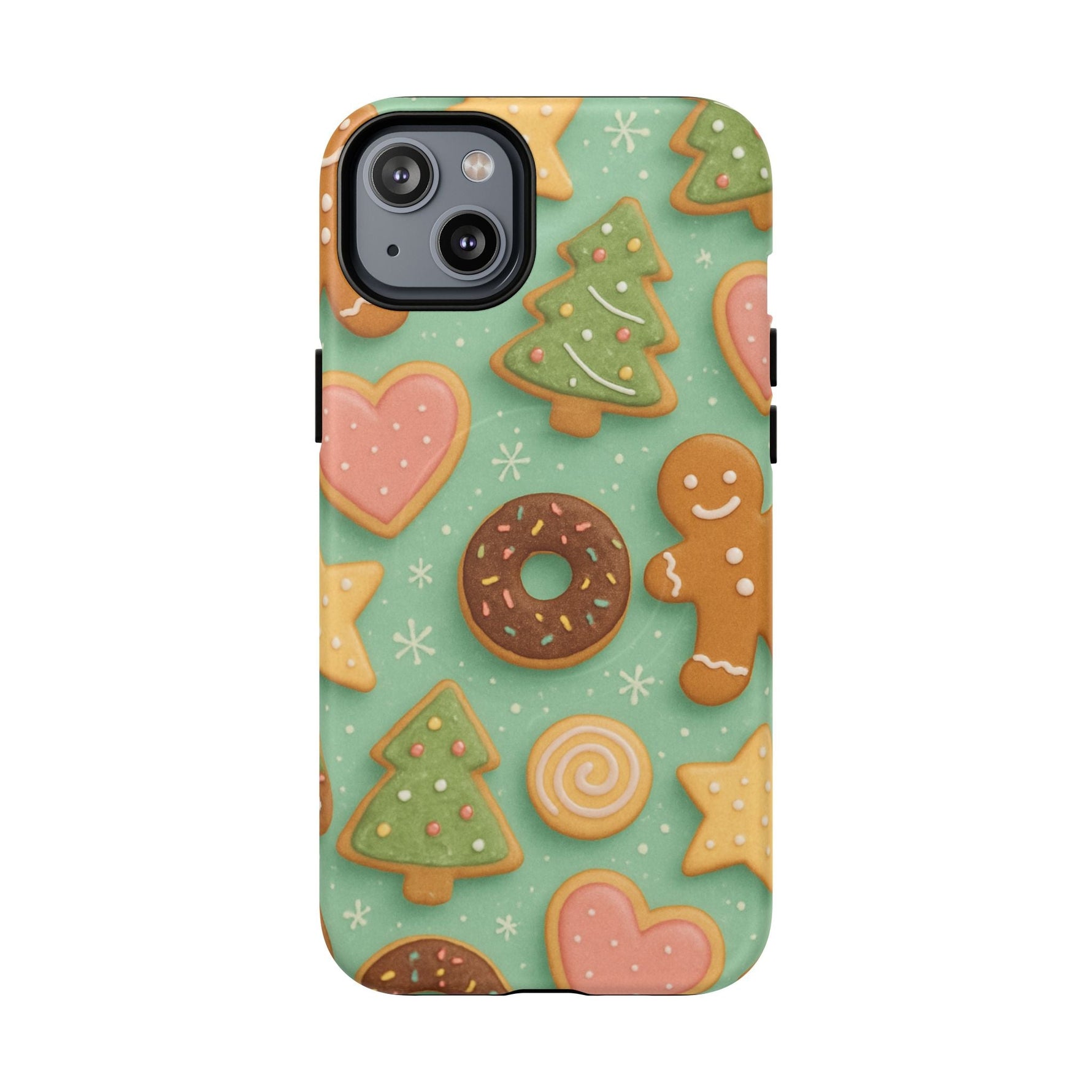 Holiday Cookie Pattern iPhone Case — MagSafe compatible  Shamo's iPhone 14 Plus / Matte