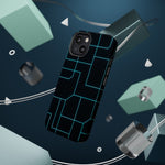 Neon Grid Magnetic Impact-Resistant iPhone Case | MagSafe compatible  Shamo's