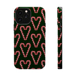 Candy Cane Heart MagSafe Impact-Resistant iPhone Case  Shamo's iPhone 13 Pro Max / Glossy