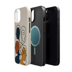 "Connected Lines" Minimalist iPhone Case — MagSafe, Magnetic Impact-Resistant  Shamo's