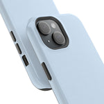 Cloud Blue Solid Color MagSafe Compatible Impact-Resistant iPhone Case
